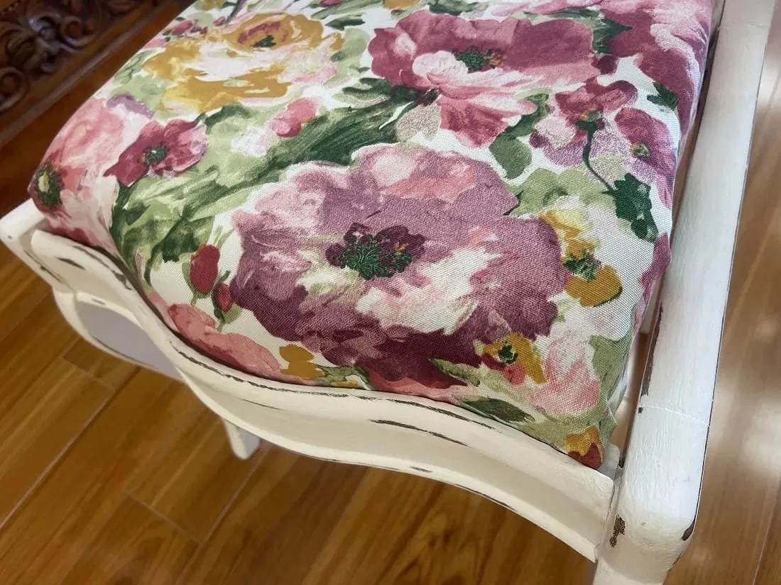 Antique Refinished Accent Chair - 12
