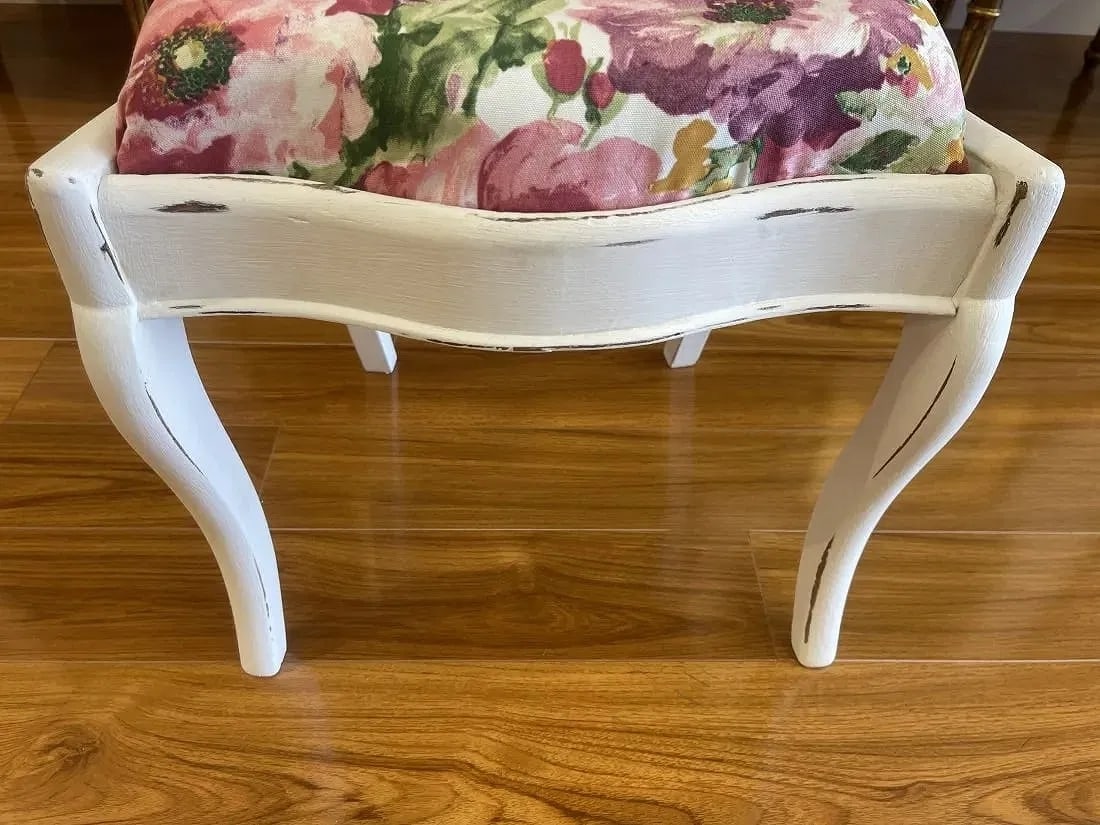 Antique Refinished Accent Chair - 5