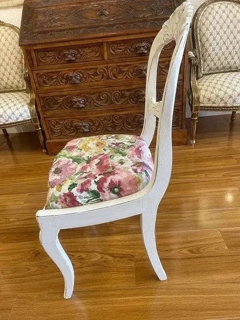 Antique Refinished Accent Chair - 7