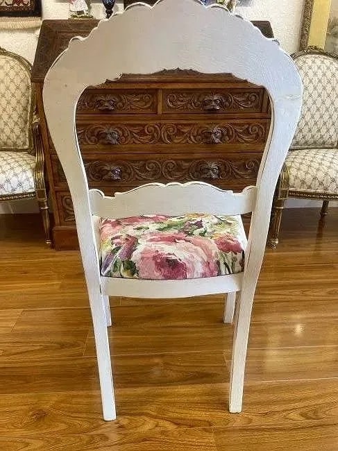 Antique Refinished Accent Chair - 8