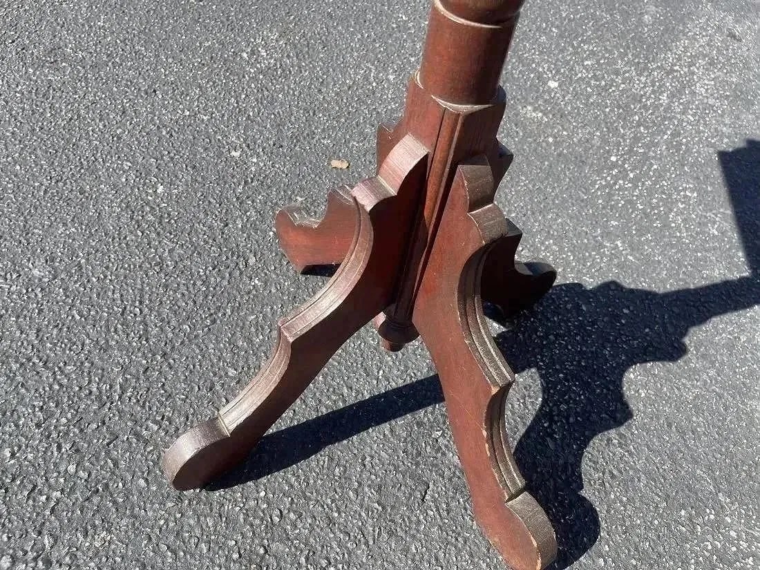 Antique lamp table - 5