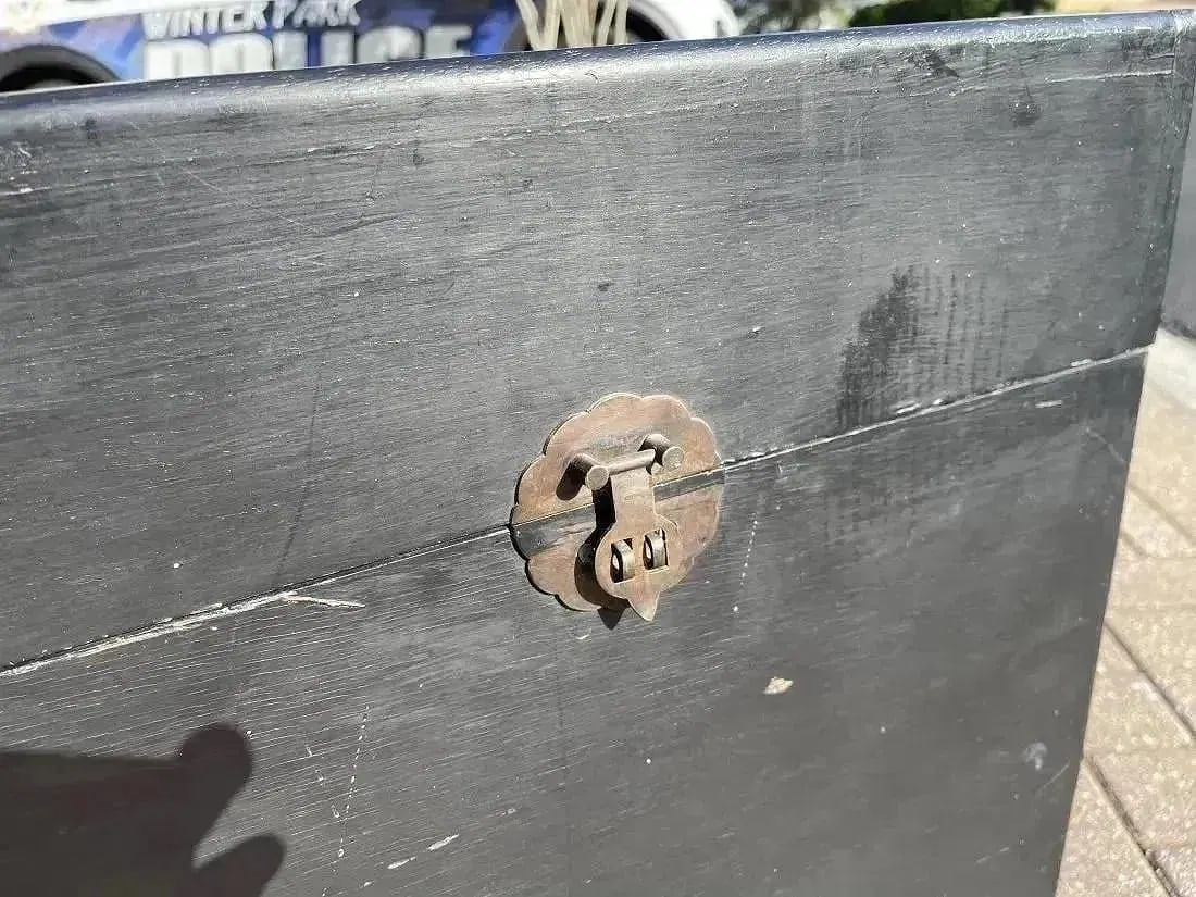 A square blanket chest trunk - 3