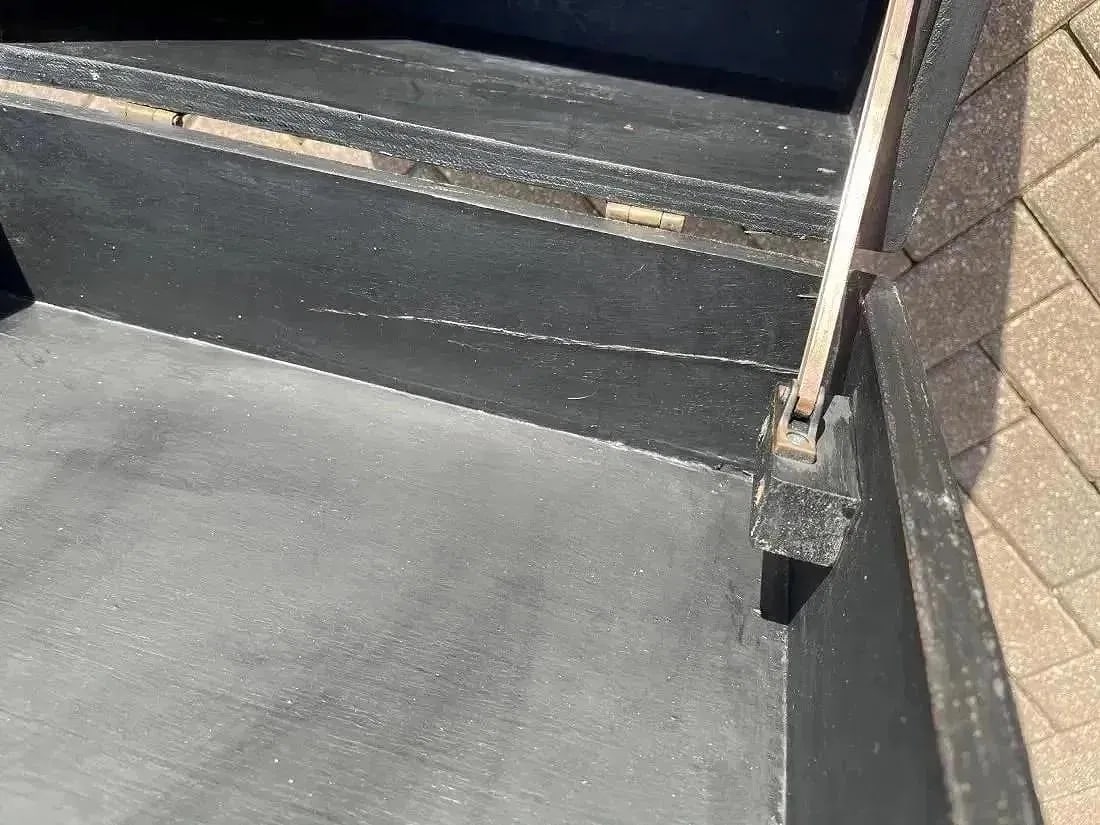 A square blanket chest trunk - 9