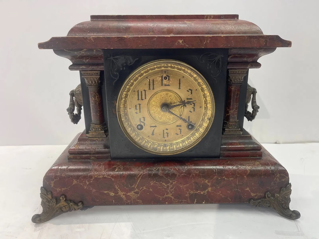 Antique Mantel Clock Seth Thomas style - 12