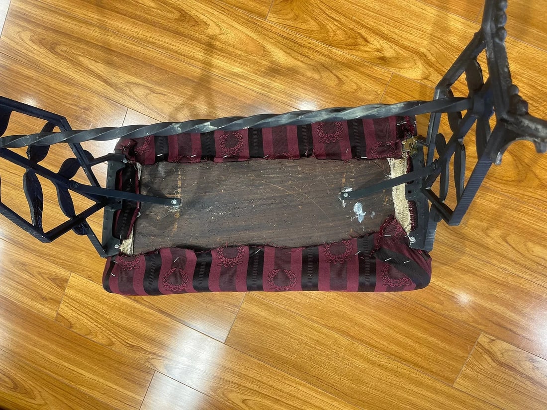 Antique Cast Iron Window Bench - 10