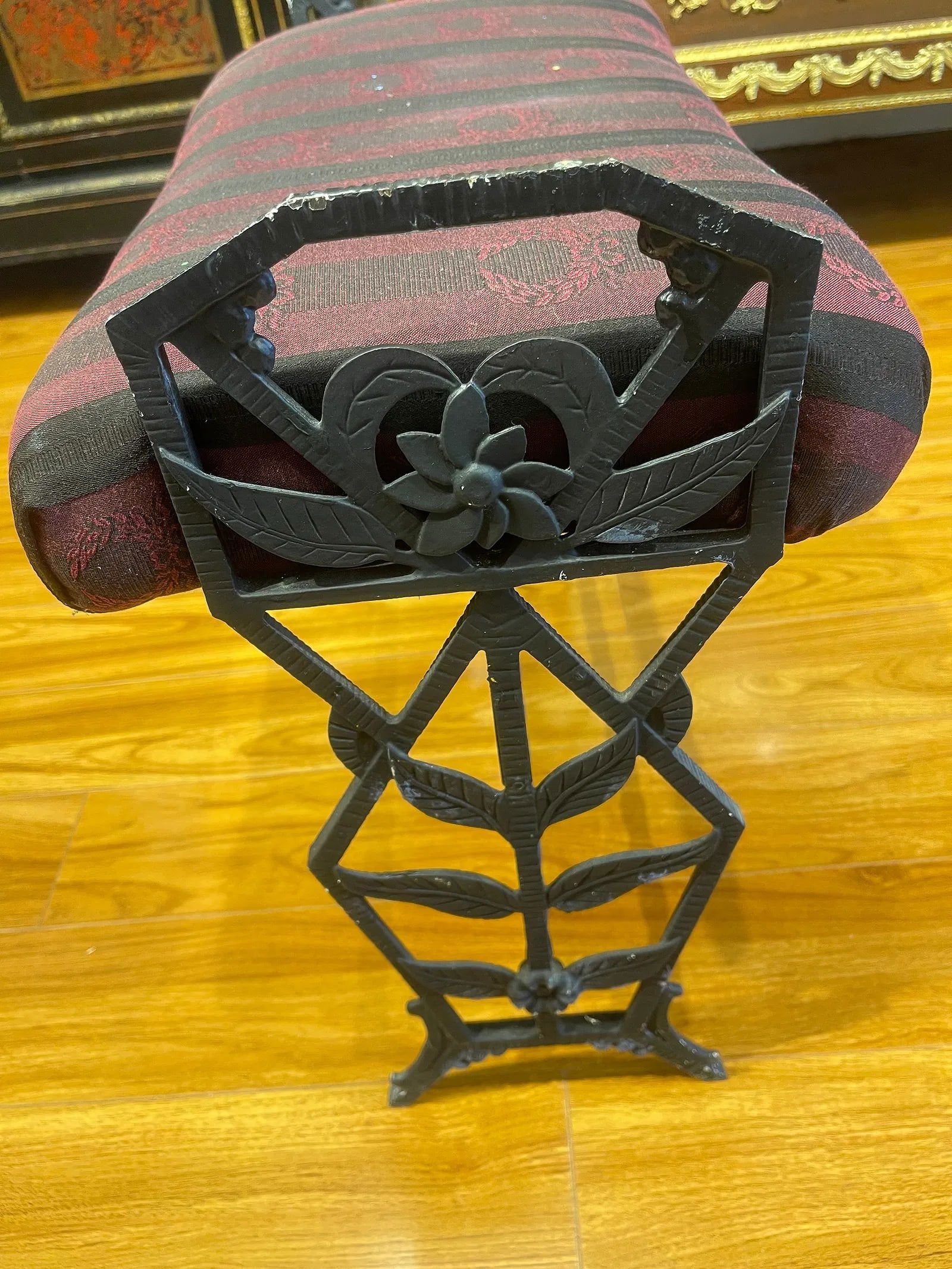 Antique Cast Iron Window Bench - 3