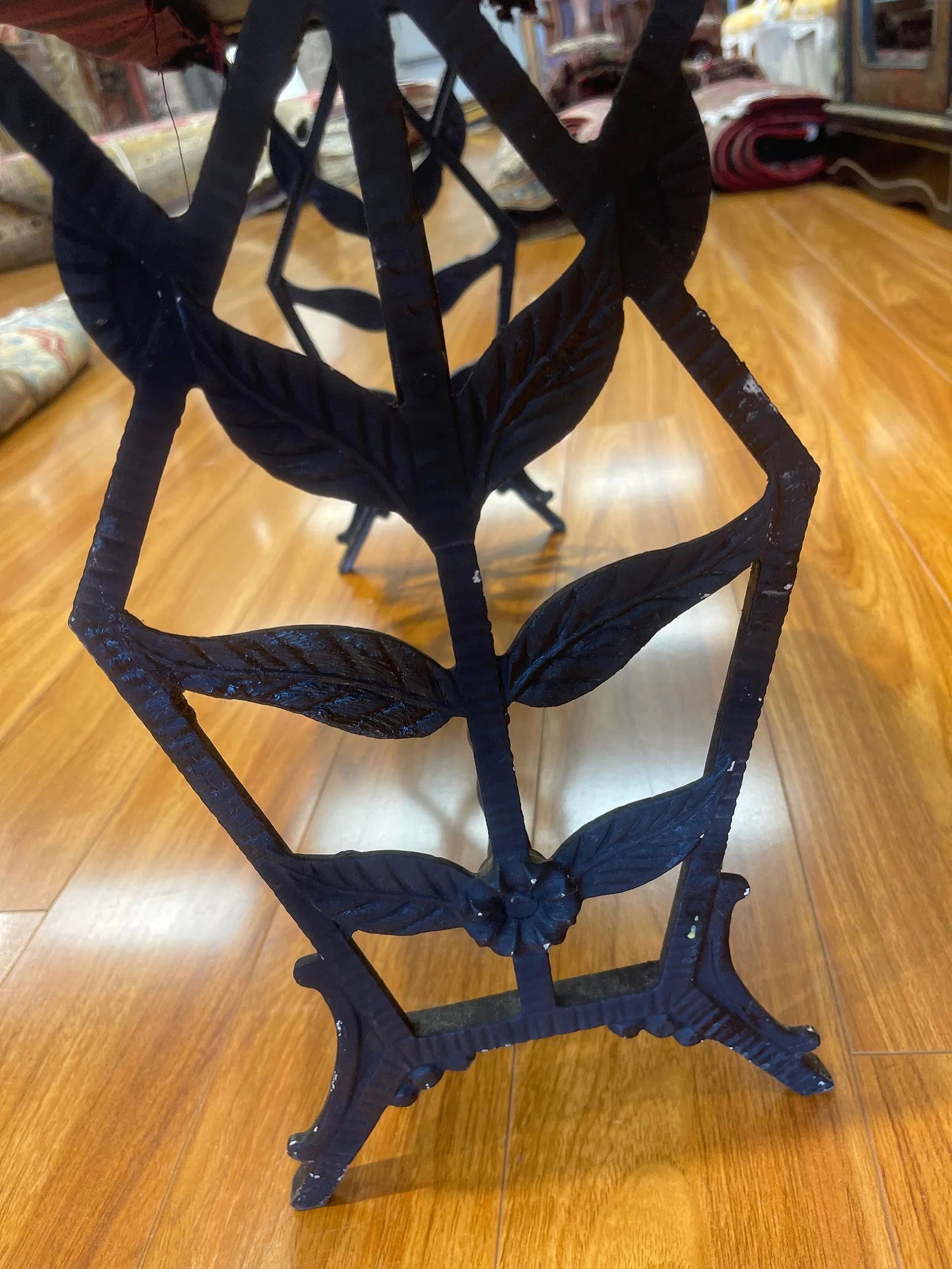 Antique Cast Iron Window Bench - 4