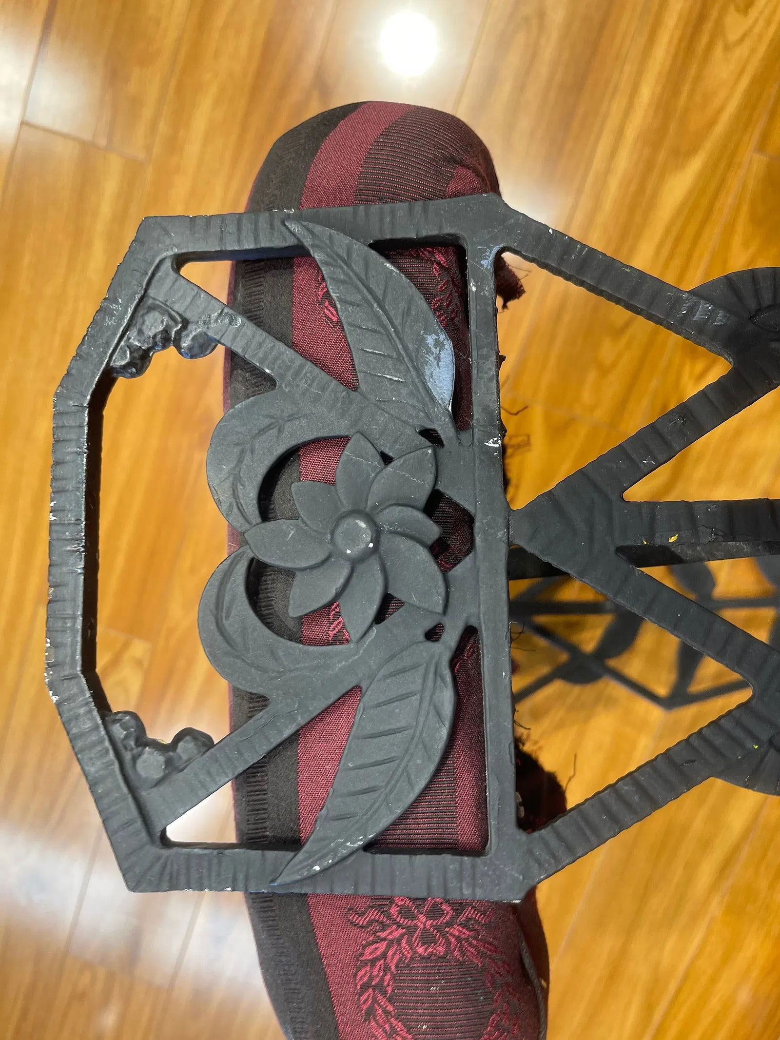 Antique Cast Iron Window Bench - 8