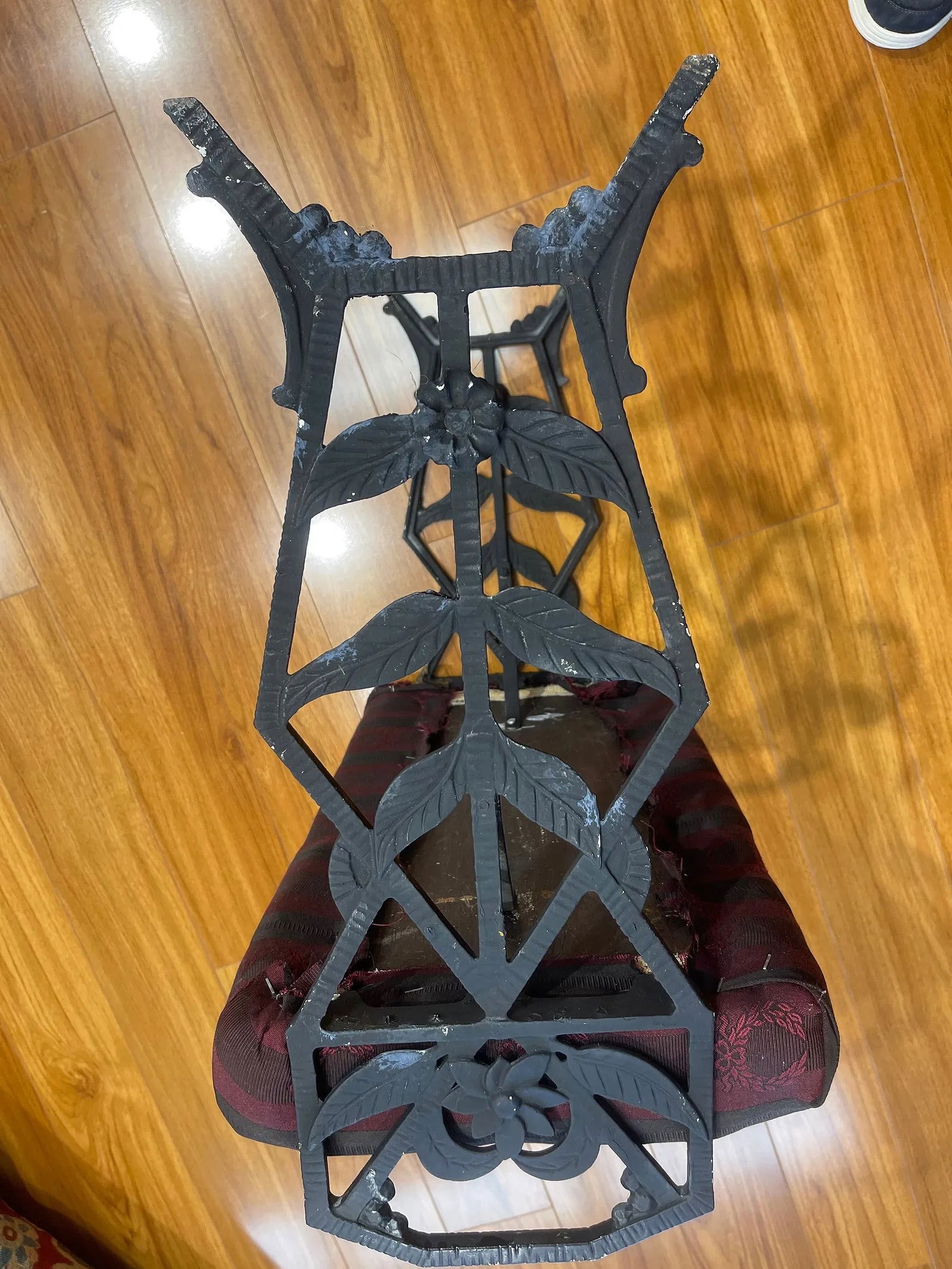 Antique Cast Iron Window Bench - 9