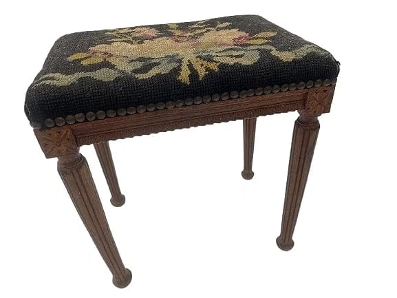 Antique tall Foot Stool (1 of 12)