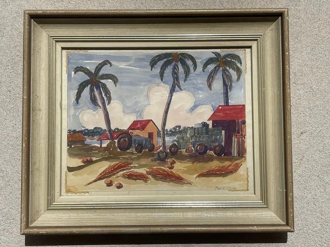 Paul E Cliche Watercolor - 12