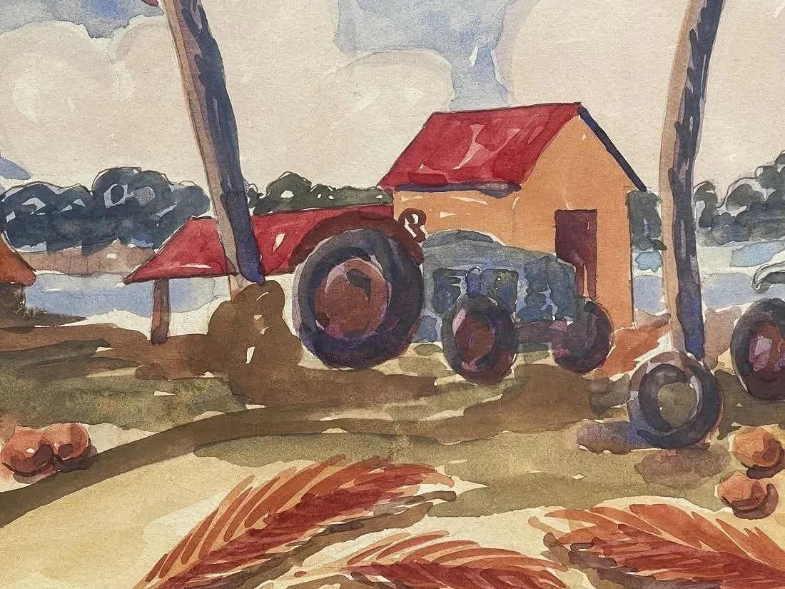 Paul E Cliche Watercolor - 3