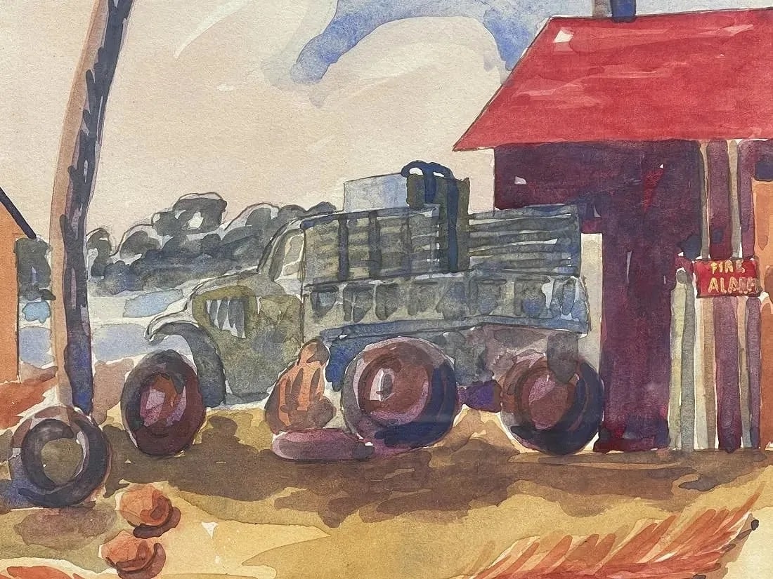 Paul E Cliche Watercolor - 4