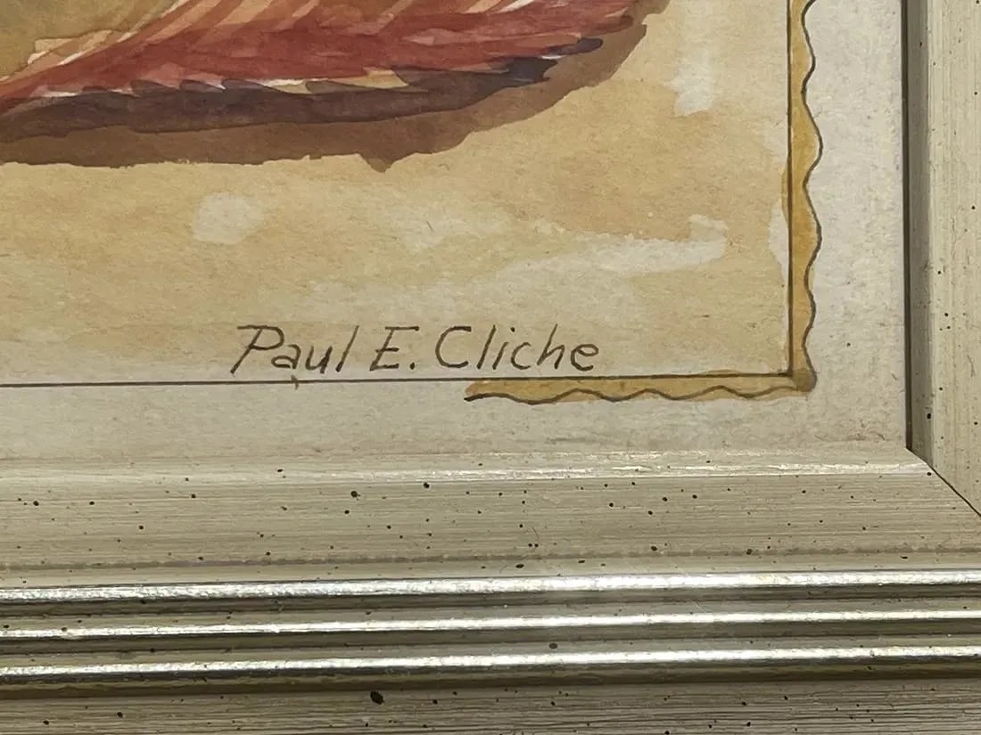 Paul E Cliche Watercolor - 7