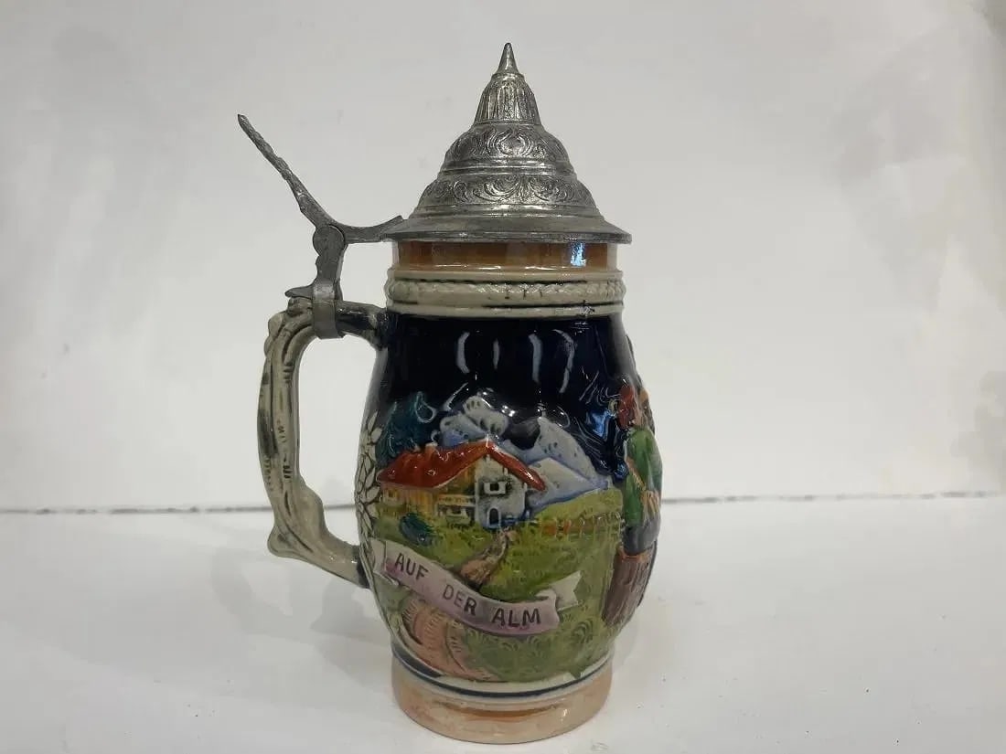 German Beer Stein Mug - 4