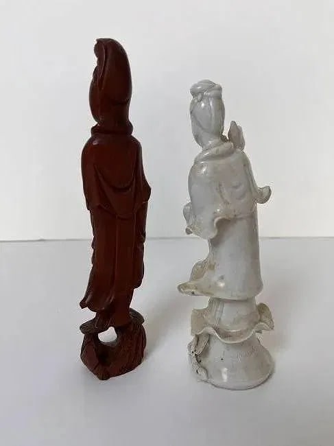 Two Asian Diety Figurines - 5