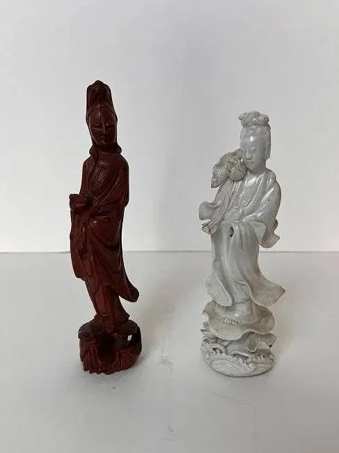 Two Asian Diety Figurines - 7