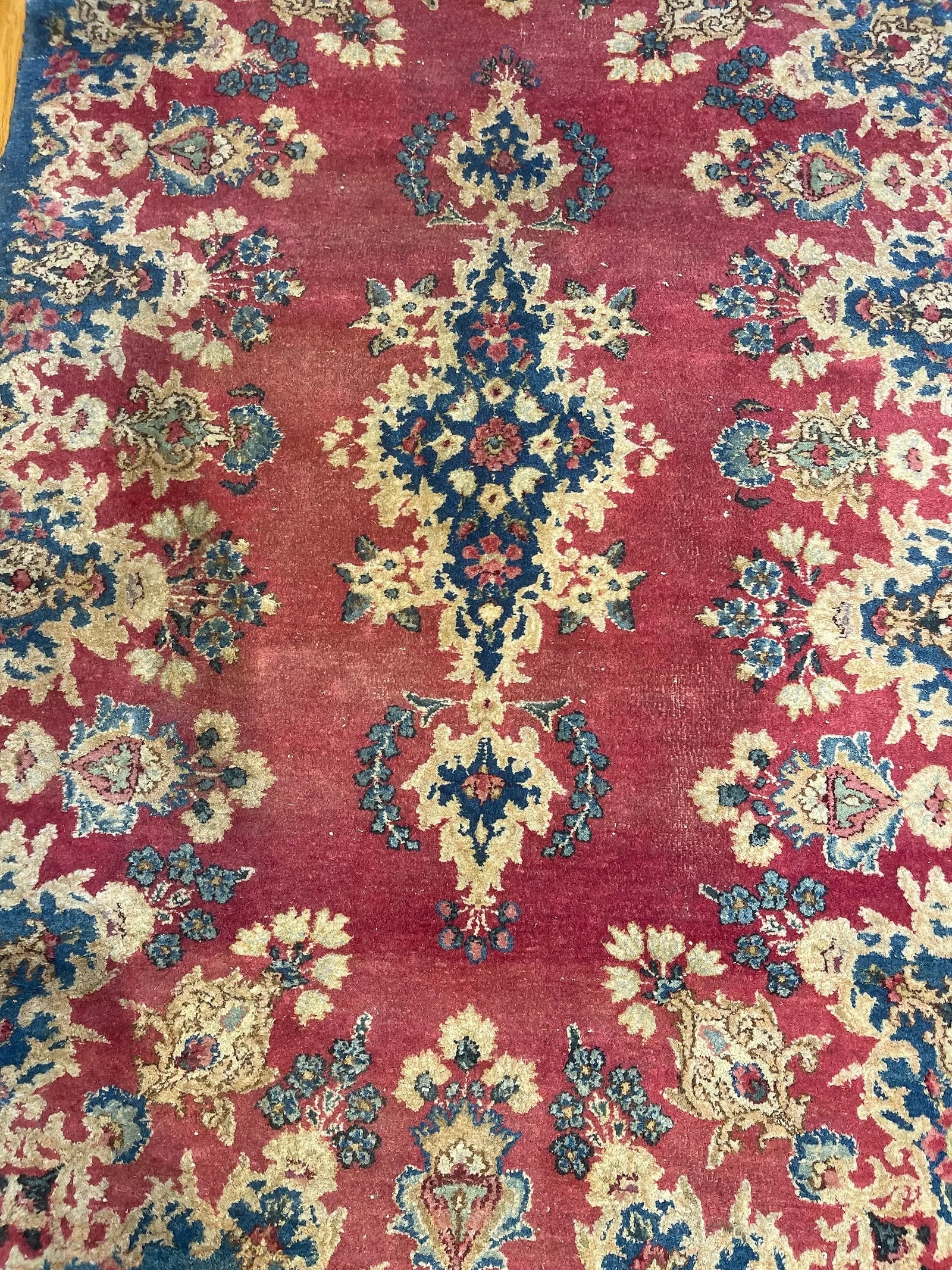 Old Persian Kerman Scatter rug - 10