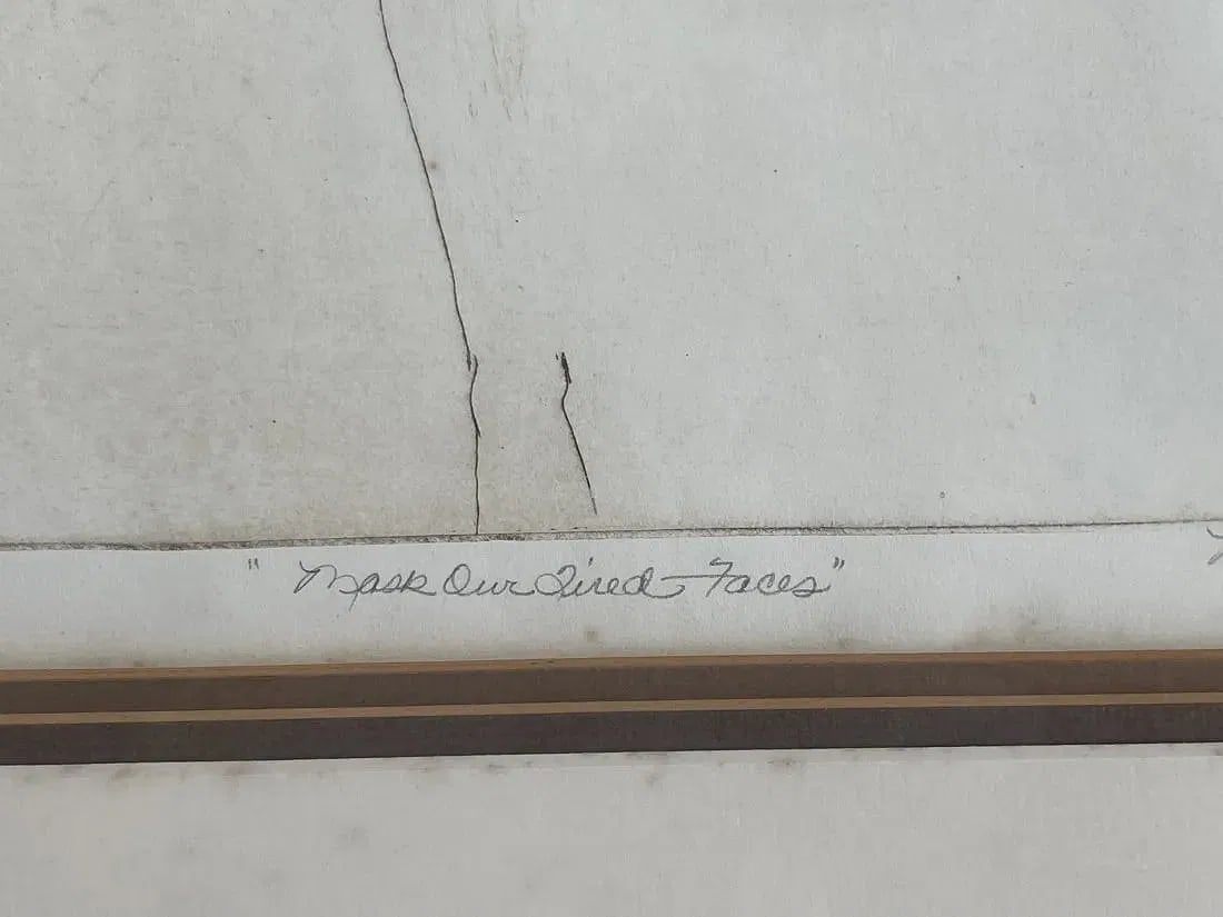 A drypoint etching by an unknown artist - 8