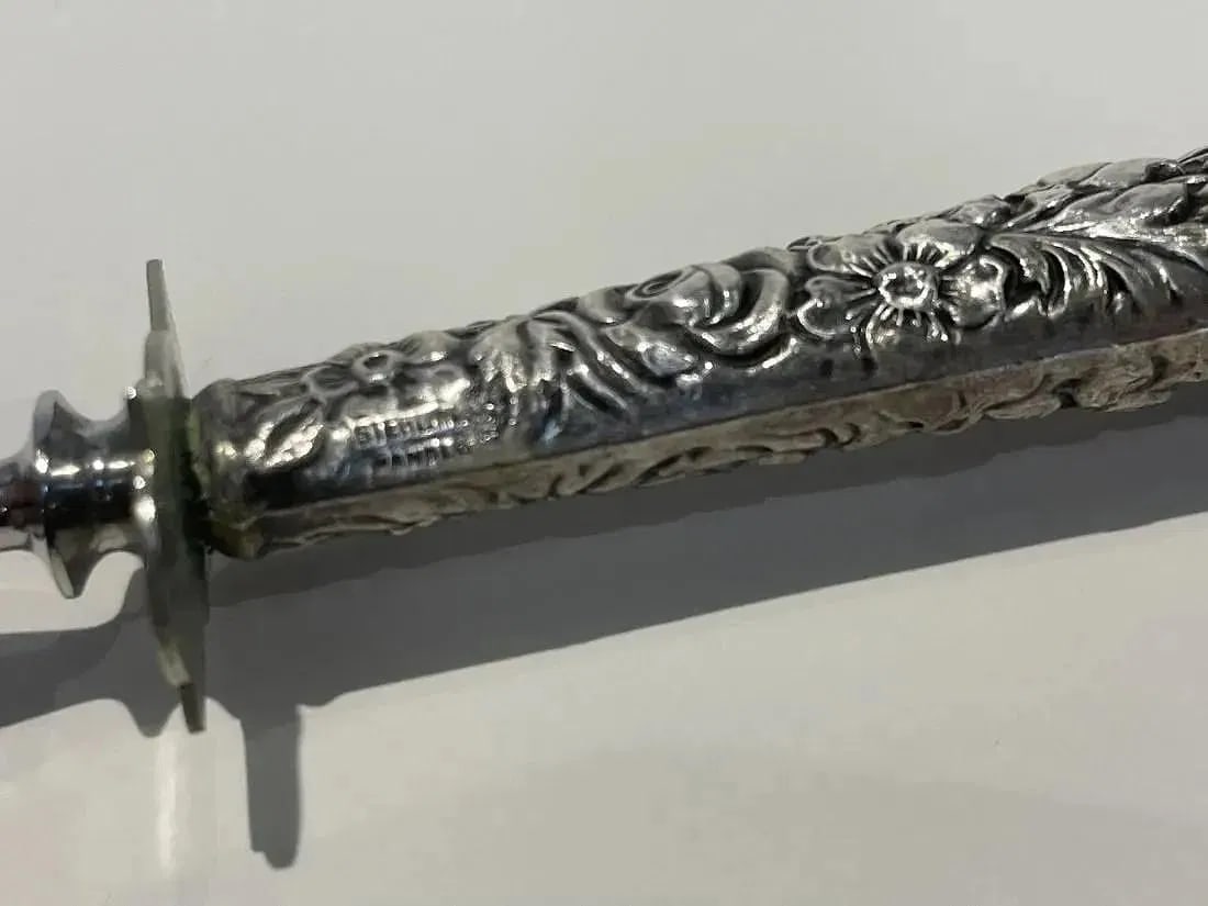 Sterling silver Handle Carving Set - 5