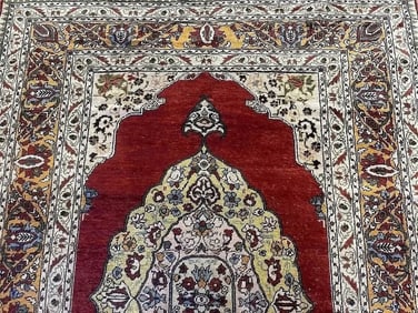 Antique Silk Turkish handwoven rug