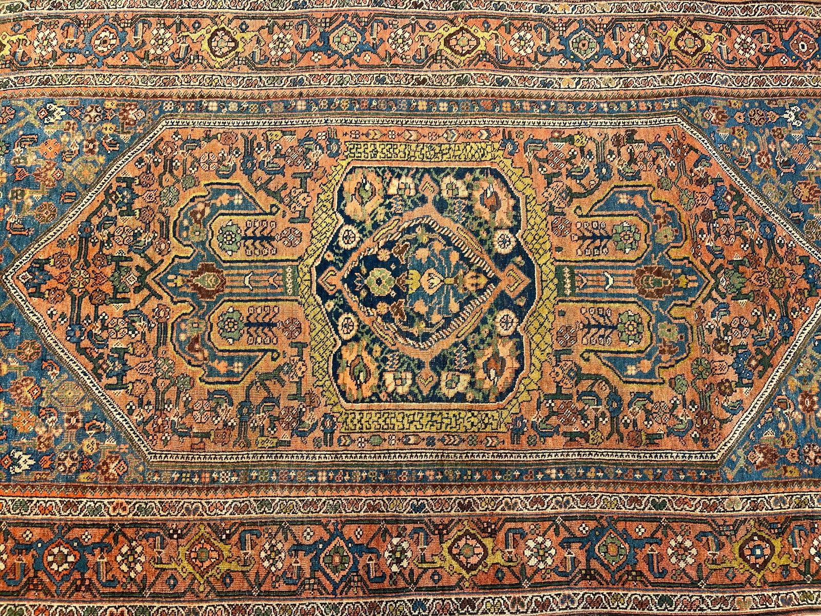 Antique Persian Bijar Handwoven Oriental Rug (1 of 19)