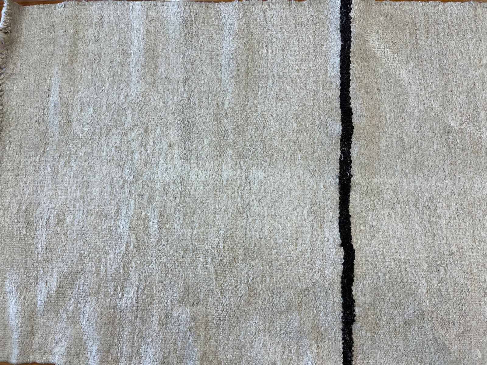 A handwoven Moroccan wool Runner - 5