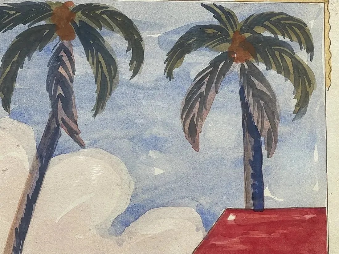 Paul E Cliche Watercolor - 5