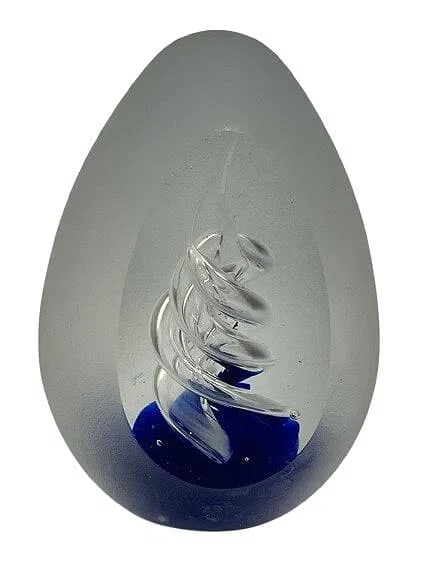 A bohemian Cut Art glass Paperweight (1 of 12)