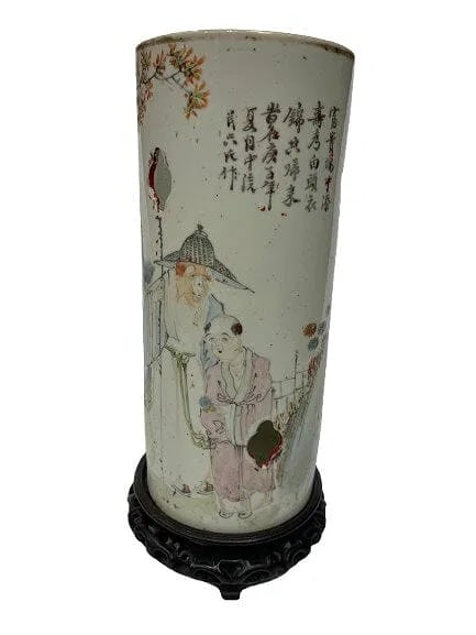 Antique Chinese Porcelain Hatstand reticulated vase (1 of 20)