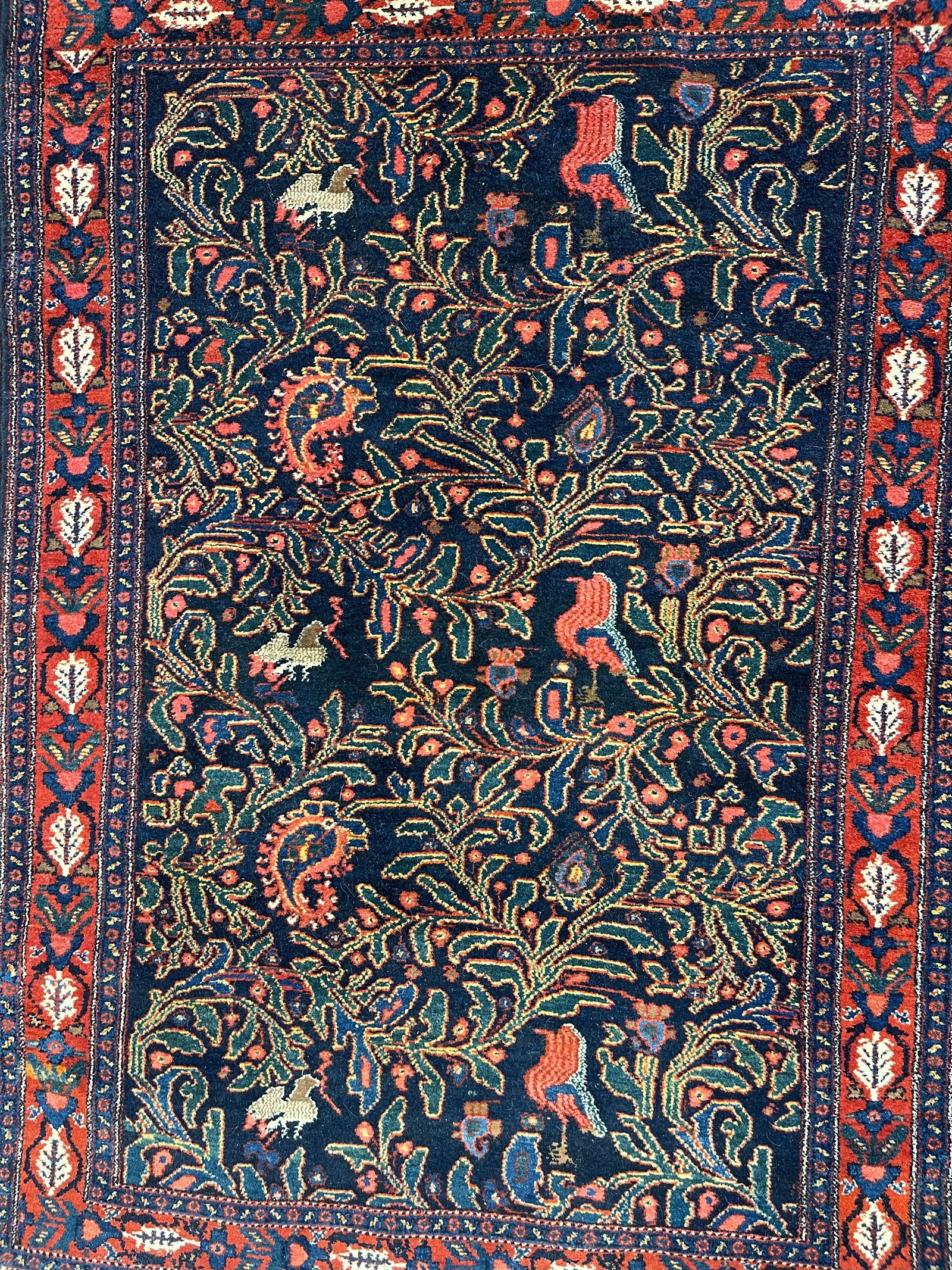 Antique Persian Kurdish Senneh scatter size rug (1 of 15)
