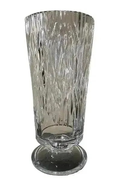 A Towle Czech Republic Crystal Vase: A Towle Czech Republic Crystal Vase. A highly detailed Crystal Vase standing 10 1/2 inches tall.