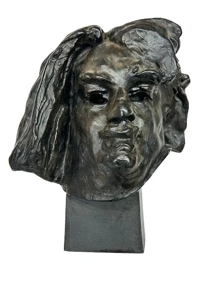 After August Rodin bust of Balzac: A French bust of Balzac after Auguste Rodin. A posthumous French heavy composite casting bust of Balzac after Auguste Rodin. This was a study for the monument to Balzac. Signed, A. Rodin and copy