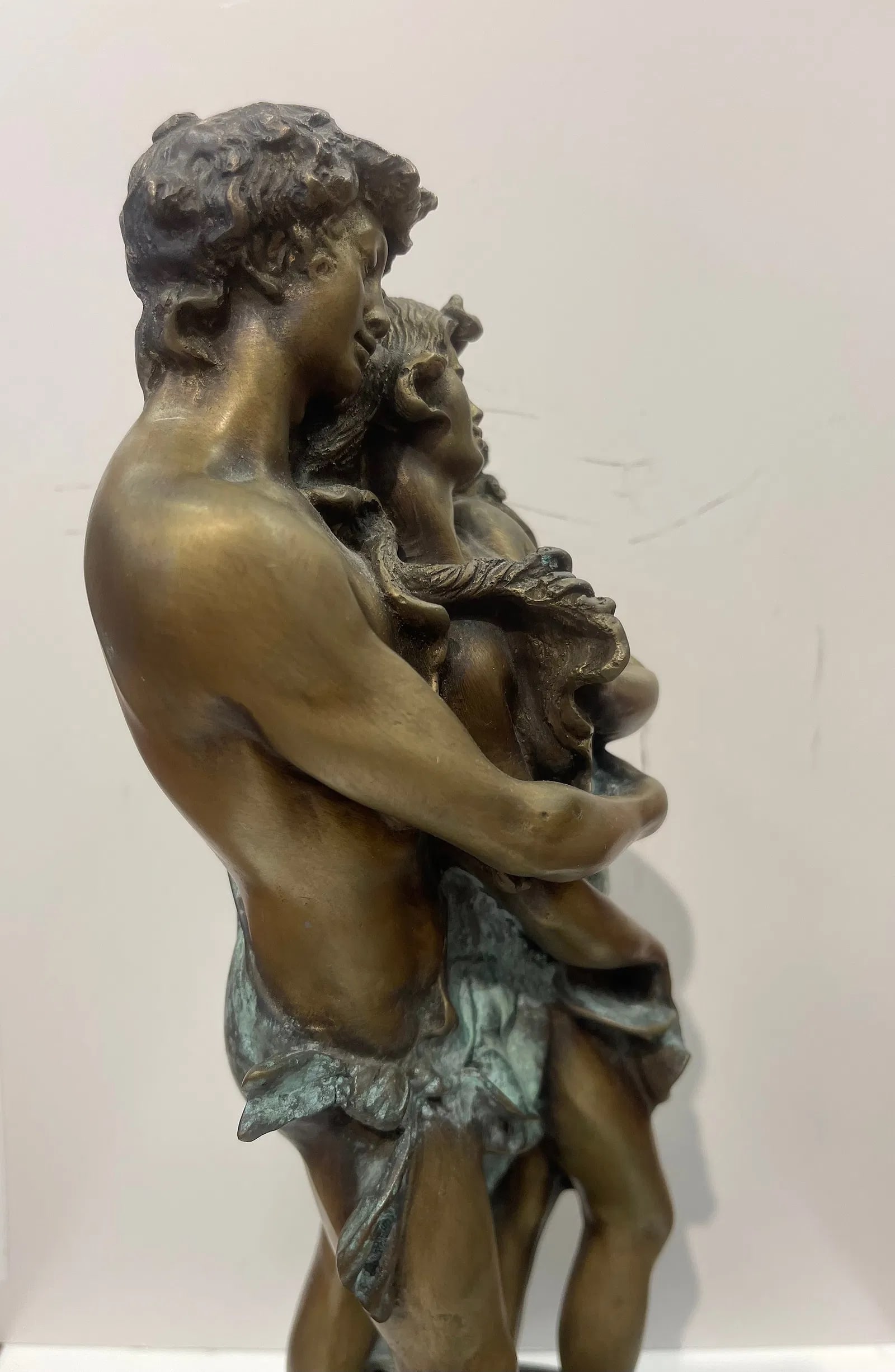 A vintage Bronze statue - 4