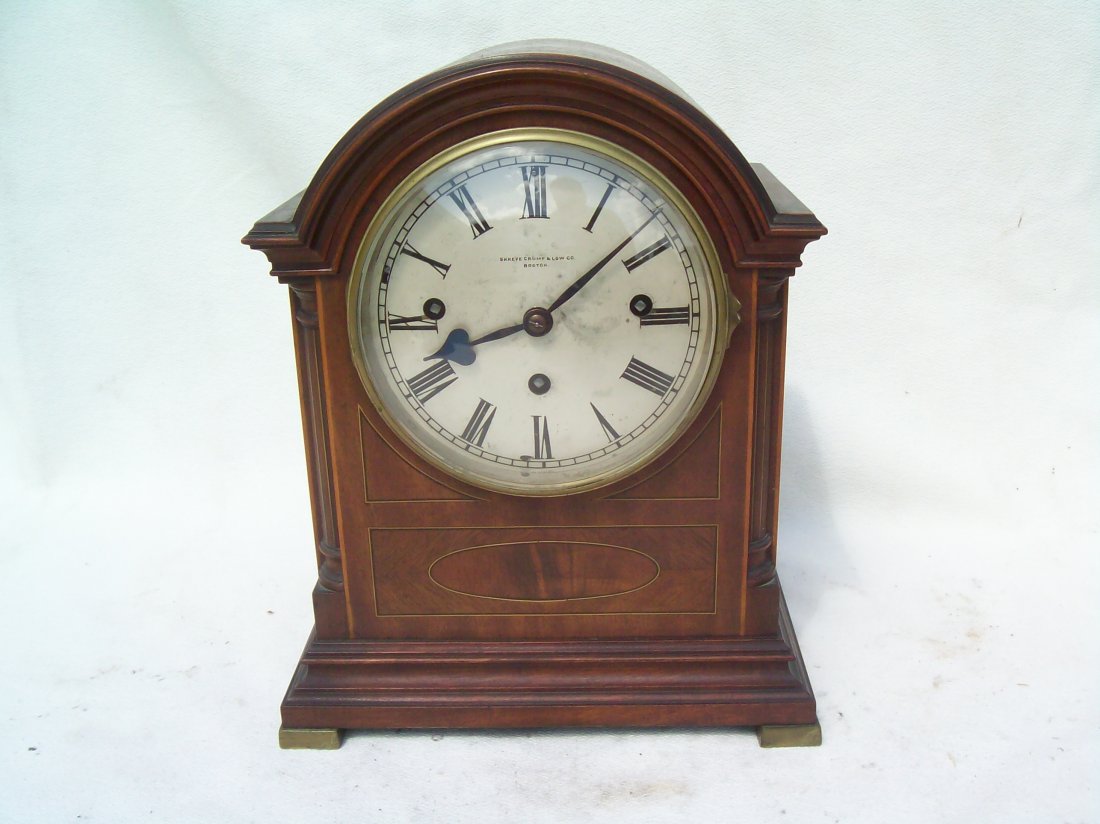 Antique Shreve Crump & low co. Mantle clock from Boston (1 of 10)