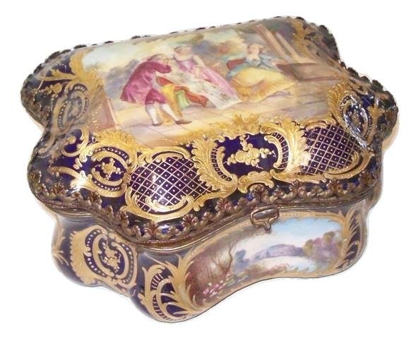 Antique French Sevre Porcelain Jewelry box (1 of 10)