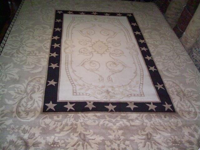 Room size Nepalese Contemporary hand made rug 9 by 12 (1 of 8)