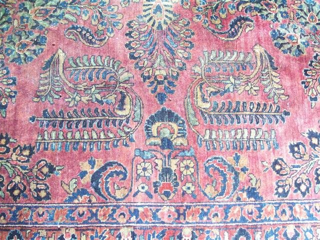 Antique Persian Sarouk Rug 10 by 15 (1 of 10)