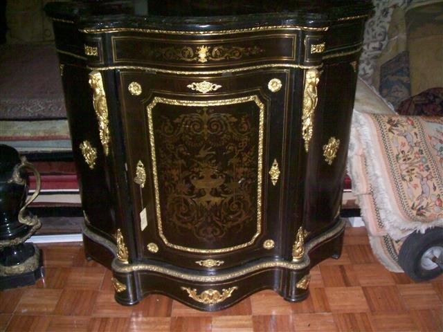19th C. French Boulle Cabinet W/ Ormolu Mounts (1 of 10)