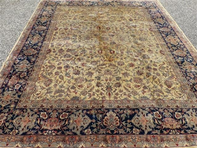 A handwoven Kashan design used oriental rug 8-3 by 10-2 (1 of 10)