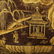 CHINESE MULTISTONE PLAQUE ON ROSEWOOD TABLE SCREEN - 8