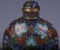 CHINESE GILT BRONZE FILLED ENAMEL SNUFF BOTTLE - 2