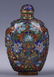 CHINESE GILT BRONZE FILLED ENAMEL SNUFF BOTTLE - 6