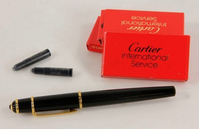 DIABLO de CARTIER FOUNTAIN PEN 18KT 750 NIB (1 of 6)