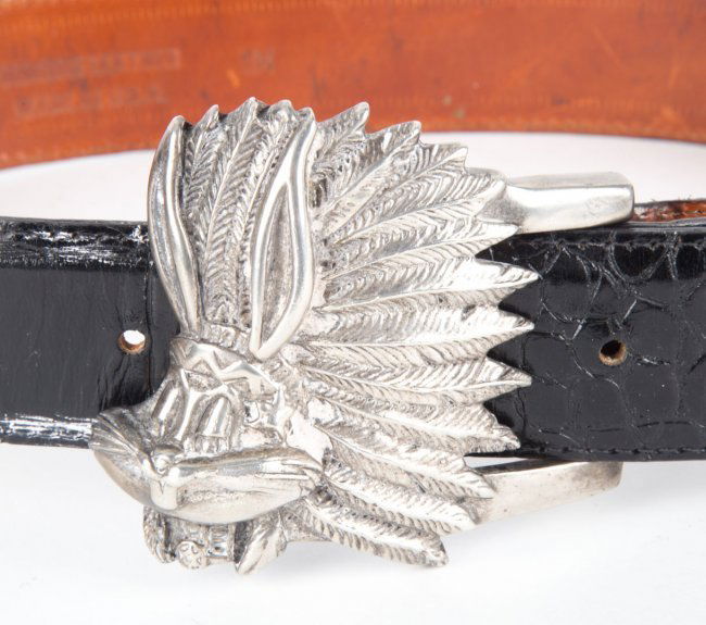 Collectable Sterling Siilver Loney Tunes BugsBunny Belt (1 of 5)