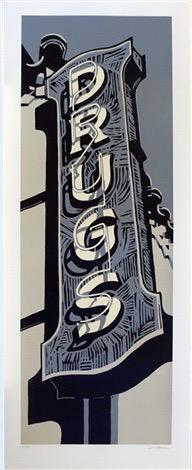 Dave Lefner "Drugs" Silkscreen Print (1 of 2)