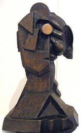 Italo Scanga, Cubist Rabbit Original Bronze Sculpture