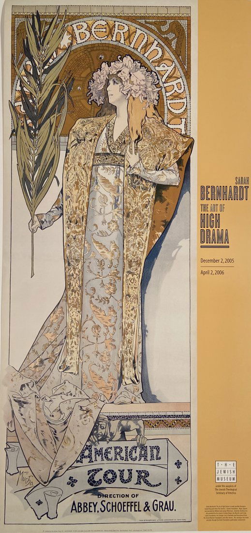 Grismonda-Mucha, Sarah Bernhardt Jewish Museum Poster (1 of 4)