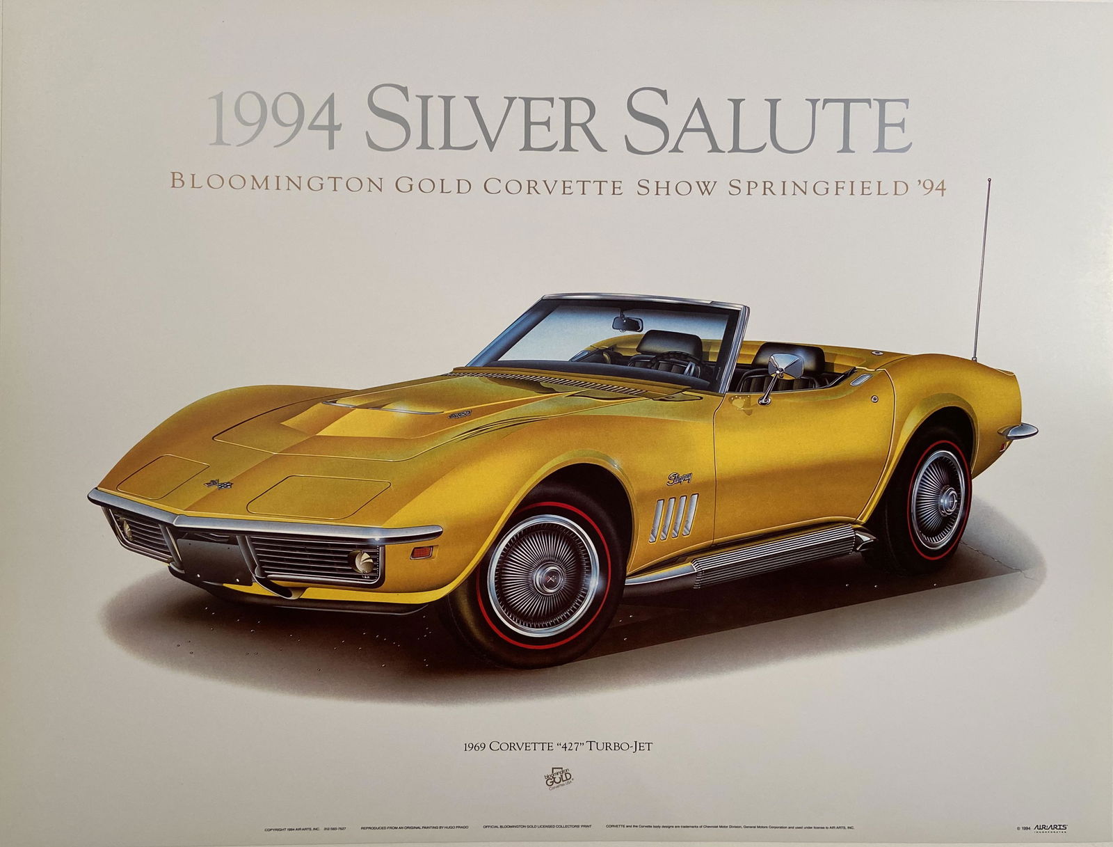 1969 Corvette 427 Turbo Jet Bloomington Gold Print (1 of 2)