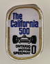 The California 500 Ontario Motor Speedway Patch